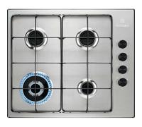 Electrolux Serie 300 PIANO GAS COMANDI LATERALI 60 CM EGS6414X MADE IN ITALY Electrolux