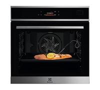 Electrolux Serie 800 Forno da Incasso a Vapore, Capacità 70 L, EOB8S09X, Classe A++, Tecnologia SteamBoost, Steamify, Termosonda FoodProbe, Display Touch, 594x595x567 mm, Acciao Inox Antimpronta