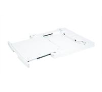 Stacking kit con piano estraibile da posizionare tra lavatrice e asciugatrice in colonna, compatibile con tutti i modelli