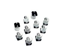 Electrolytic aluminum patch, 5V, 35V, 50V, 63V, 1uf 2.2uf 3.3uf 4.7uf 10uf 22uf 33uf 47uf 100uf 220uf 330uf 470uf, 10 pieces NWPNLXEA(63V2.2uf-4X5.7)