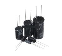 Electrolytic Capacitor 10V 16V 63V 100V 160V 450V 22UF 47UF 100UF 220UF 470UF 1000UF 10000UF 2.2UF 10UF Black Capacitor 2-50PCS MQXFCZUX(16V220UF 6x7 50PCS)