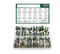 Electrolytic Capacitor Kit Assortment 10v 16v 25v 35v 50v 400v 10uf 100uf 470uf 1000uf MQXFCZUX(280pcs)