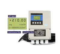 Electromagnetic Flowmeter Remote LCD Display Split Carbon steel Magnetic Flow meter,Resistente alle intemperie(DN40)