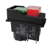 Electromagnetic Switches Pushbutton for Garden Tools KJD17 220V 4 Pin -Terminals