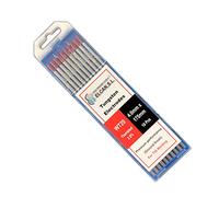 ELECTROMECANICA CANTABRIA ELCAN ELCAN Tungsteni Saldatura TIG Torio 2.0% Rosso WT20 Professionale Elettrodi Saldatura Torch TIG 1.0 1.6 2.0 2.4 3.2 4.0mm, 10pcs (4.0x175mm)