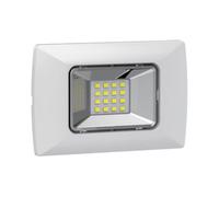 Electron Lampada di emergenza LED, montaggio a incasso per scatola 503, universale, dimensioni standard per scatola 3 moduli, autonomia fino a 3 ore, batteria interna, luce fredda 6400K