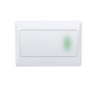 Electron Lampada di emergenza LED, montaggio a incasso per scatola 503, universale, dimensioni standard per scatola 3 moduli, autonomia fino a 8 ore, batteria interna, luce fredda 6400K