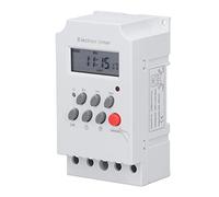 Electron Timer, KG316TII LCD su Guida DIN Timer Digitale per Interni Timer Programmabile Relè Off Interruttore Timer Digitale, Interruttori Luce Parete (CA 220 V)