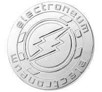 Electroneum (ETN) - Moneta da collezione fisica Edizione limitata Cripto valuta (Riflettente)