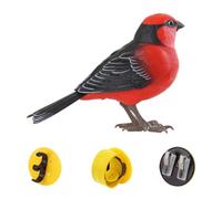 Electronic Bird - 13.5x9cm Abs Rechargeable Flapping Bird , Talking Toy | Interactive Chirping Fake Bird Toy With Music for Women Boys Girls Youth Teens, Grandma, Grandpa, Wife, Husband, Son, Daught