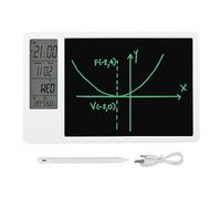 Electronic Desktop Calendar con Erasable Lcd Writing tablet Digital Bianco | Electronic Calendar con 9.5pollici Writing Board,Abs,9.5inch,120mAh,Calendar con 9.5inch Lcd,Portatile Notepad