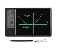 Electronic Desktop Calendar con Erasable Lcd Writing tablet Digital Nero | Electronic Calendar con 9.5pollici Writing Board,Abs,9.5inch,120mAh,Calendar con 9.5inch Lcd,Portatile Notepad