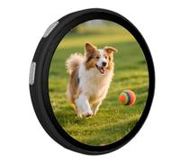 Electronic Digital Badge Pin, Wearable LED Video Brooch, Magnetic Touch Screen Photo Display Decor 1.7-Inch Smart Device For Nurse Employee Business Service Workplace Convention Fan Meeting Birthday