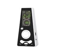 Electronic Digital Metronome Timer Universal Electronic Metronome with Volume and Beat Speed Control Battery Metronomes(Black)