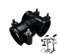 Electronic Drums Kit Rack, Regolabile Drum Rack Tubing, Flessibile Drum Clamp Rack, Tubing Rack For Electronic Drums, Drum Clamp Clip Rack, Secure Drum Positioning Rack, Regolabile Drum Clamp,
