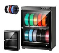 Electronic Filament Storage Box, Scatola Stoccaggio Elettronica Per Filamento, Armadio Asciugatura Grande Capacità, Monitoraggio Umidità In Tempo Reale, Pannello Digitale(70L)