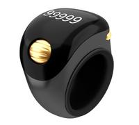 Electronic Finger Counter, 5 Digit Row Counter Ring, Portable Manual Counting Tool, Rotating Digital Tasbeeh 0.87 inches for Meditation, Relaxation, Active Fingers