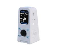 Electronic Metronome Speaker Rechargeable Vocal Metronome for Mini Piano Guitar Drum Digital Metronome Adjustable Volume(Gun Color)