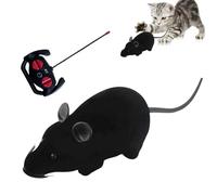 Electronic Mouse Cat Toy - ABS Remote Control 28x8.8x7cm | Realistic Squeaky Mouse Interactive Pet Toy Battery Powered Moving Prey Simulation | for Cats Kittens Indoor Exercise Hunting