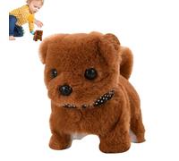 : Electronic Pet Toy - Cartoon Rabbit Dog Plush, Interactive Walking Animal | Battery Operated Walking Barking Robot Animal Toy Early Learning Educational Activity Companion Stimulating Sensory