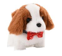 : Electronic Pet Toy - Cartoon Rabbit Dog Plush, Interactive Walking Animal | Battery Operated Walking Barking Robot Animal Toy Early Learning Educational Activity Companion Stimulating Sensory