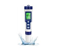 Electronic PH Tester, 5 in 1 Swimming Pool Water Tester with Backlight, PH/TDS/EC/Salinity/Temperature with ATC, High Precision PH Meter with Resoluti