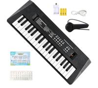 Electronic Piano Toy - For Kids With Microphone 37 Key Built-In 10 Songs S | Rechargeable Multi-functional Electronic Musical Instrument For Boys Girls, Birthday, Christmas, Living Room, Bedroom, S