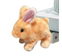 Electronic Plush Bunny Toy- Walking Realistic Rabbit, Interactive Stuffed Animal Doll | Simulation Pet Robot Electric Bunny Plush, Boys, Girls, Kids Companion For Home