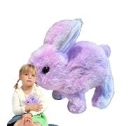 Electronic Plush Bunny Toy- Walking Realistic Rabbit, Interactive Stuffed Animal Doll | Simulation Pet Robot Electric Bunny Plush, Boys, Girls, Kids Companion For Home