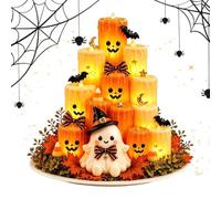 Electronic Pumpkin Candle Light - Flameless Led Lamp Battery Operated