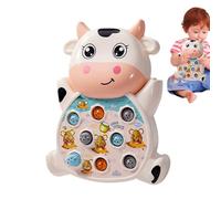 Electronic Push Game, Fast Bubble Toy, Learning Fidget Machine, Cow Shape Popper, Educational Sound Feature Toys for Kids, Toddler, Home, Nursery, Playroom, Classroom, 7,87 x 10,63 x 1,77 pollici