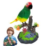 Electronic Talking Bird - Motion Voice Carattere, Realistic Repeater Parrot | Giocattolo Di Registratore Di Chat Intelligente, Creatura Audio Imitatore, Robot Burattino Divertente, Altoparlante Vocale