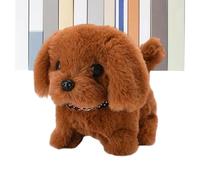 Electronic Toy Walking And Barking Dogs Interactive Robot Puppy Plush - Realistic Simulation Pet| Tail Wagging Walkings Electronics Dog| Immaginative Play Companion For Kids Home Travel Birthday And