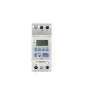 Electronic Weekly 7 Days Programmable Digital TIME Relay Timer Switch Control AC 220V 230V 12V 24V 48V 16A Din Rail THC15A MQXFCZUX(1NO 12V AC DC)