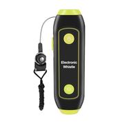 Electronic Whistle 2nd Generation | 120-150dB, 9V Battery, 99g | Referee Whistle with SOS Light & Flashlight | Ẃhistle for Coaches & Soccer (14x4.1x3cm)