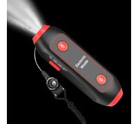 Electronic Whistle 2nd Generation | 120-150dB, 9V Battery, 99g | Referee Whistle with SOS Light & Flashlight | Ẃhistle for Coaches & Soccer (14x4.1x3cm)