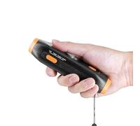 Electronic Whistle 2nd Generation | 120-150dB, 9V Battery, 99g | Referee Whistle with SOS Light & Flashlight | Ẃhistle for Coaches & Soccer (14x4.1x3cm)