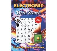 Electronic Word Search Puzzle Book: Word searches with easy to read print about Electronics, Technology and more | 6 x 9 inches, 110 pages | 50+ puzzles… Gift for vacations, Holidays and Free Times