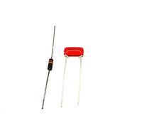 Electrónica Baile Kit Treble Bleed Condensatore 0.002uF Sprague Orange Drop + Resistenza Antica Allen Bradley 130 K per non perdere acuti in Volume Chitarra Elettrica