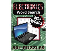 Electronics Word Search Puzzle Book: Word Searches with Easy to Read Print about Electronics, Computers, Tech, Gagets and More | 6x9 Inches, 110 Pages ... Gift for Vacations, Holidays and Free Times.