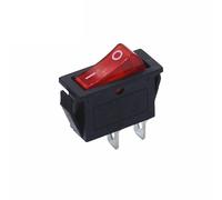 ElectronicSwitch 10PCS KCD3 ON-OFF 16A 2Pin SPST Snap-In Rocker Switch Single Pole 2 Position With 12/220 Volt