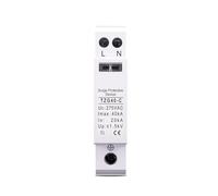 ElectronicSwitch 1pc AC SPD 10-20KA 275V House Surge Protector protection Protective Low-voltage Arrester Device 1P+N 18mm