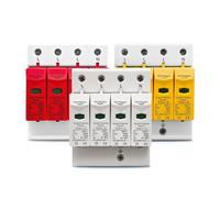 ElectronicSwitch 1pc AC SPD 4P 420V 10-20kA House Surge Protector Protective Low-voltage Arrester Device