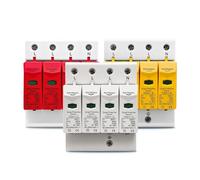 ElectronicSwitch 1pc AC SPD 4P AC 385V 30-60kA House Surge Protector Protective Low-voltage Arrester Device