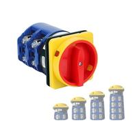 ElectronicSwitch 1PC LW26GS-125A Padlock OFF-ON Two Positions 1P 4Terminals Changeover Selector Rotary Cam Switch