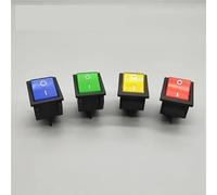 ElectronicSwitch 1Pcs KCD4 ON-OFF 30A/250V 16A/250V Heavy Duty 4 Pin Rocker Switch with Light Red