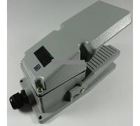 ElectronicSwitch 1Pcs TFS-302 Grey Foot Pedal Switch LT4 AC 250V 15A Antislip Metal Momentary Industrial Treadle Aluminum Shell