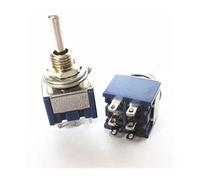 ElectronicSwitch 5pcs Miniature Toggle Switch SPDT DPDT ON-OFF-ON 125VAC 6A MTS-203 Rocker Switch