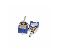 ElectronicSwitch 5pcs Miniature Toggle Switch SPDT DPDT ON-ON 125VAC 6A MTS-102 Rocker Switch