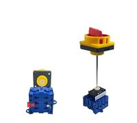 ElectronicSwitch Isolator Disconnect Switch with Padlock 40A 3P/4P 2 Position On-Off Rotary Cam Switches Cabinet Control YMD11-40B/4P(4P)